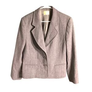 Pendleton Gray Wool Dress Blazer Women’s 16 – Classic, Tailored, Professional